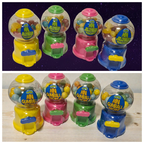 Mini gumball candy - gumball, dispenser